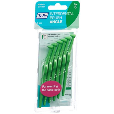 Tepe angle interdental brush 0.8mm green 6 pcs