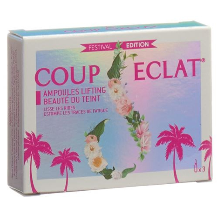 Coup D Eclat Natural Face Ampoules 3 x 1 ml