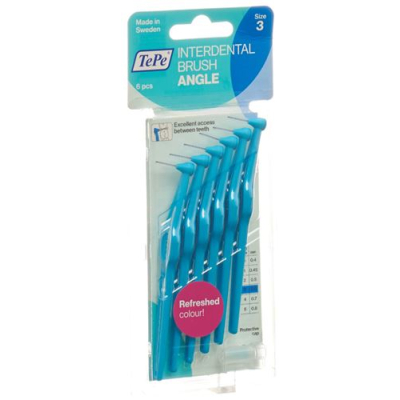 TePe Angle interdental brush 0.6mm blue 6 pcs