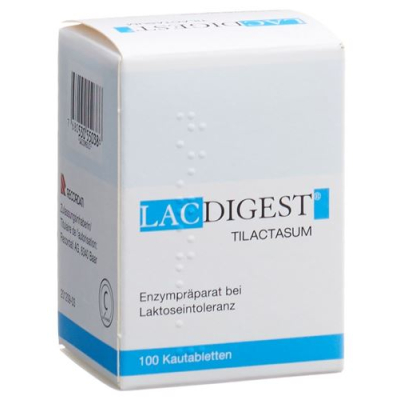 Lacdigest chewable tablets can 100 ks