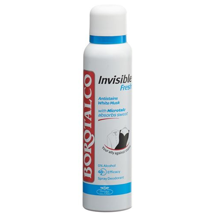 Borotalco Deodorant Invisible Fresh sprej 150ml