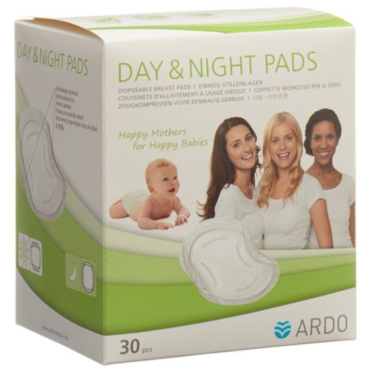 Ardo DAY & NIGHT PADS Einweg-Stilleinlage 30 Stk