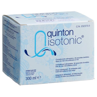 Quinton Isotonic 9g/l drinking bottle 30 x 10 ml