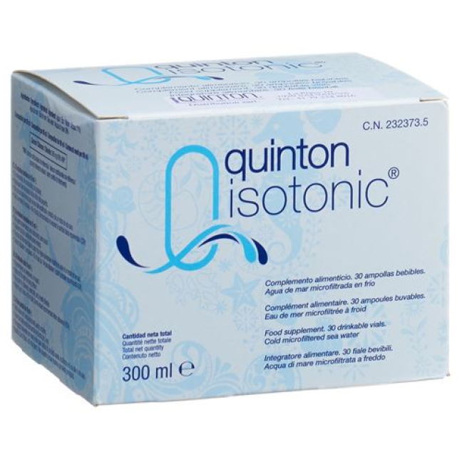 Quinton Isotonic 9g/l Trinkamp 30 x 10 ml
