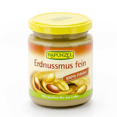 Raiponce Erdnussmus fin 250 g