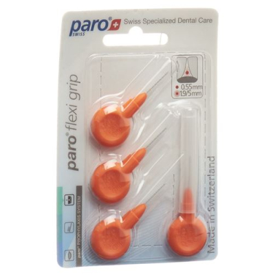 Paro flexigrip 1.9 / 5mm x-fin orange conically 4 pcs