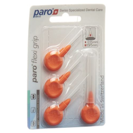 Paro FlexiGrip 1.9 / 5mm x-fin orange conically 4 pcs