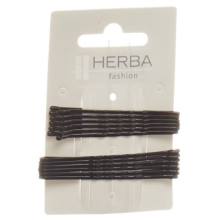 Herba clamp 6+6.5cm black 12 pcs
