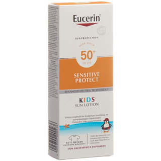 Eucerin sun kids sensitive protect sun lotion spf50 + флакон 400 мл