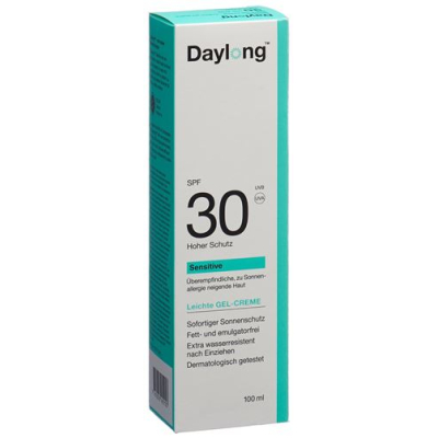 Daylong Sensitive Gel krem ​​SPF30 tube 100 ml