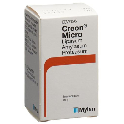 Creon mikro mikrogranulės glasfl 20 g