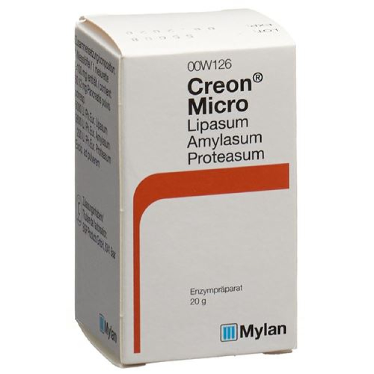 Creon micro micropellets glass bottle 20 g