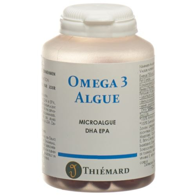 オメガ 3 藻類 DHA EPA 500 mg Vcaps 100 個