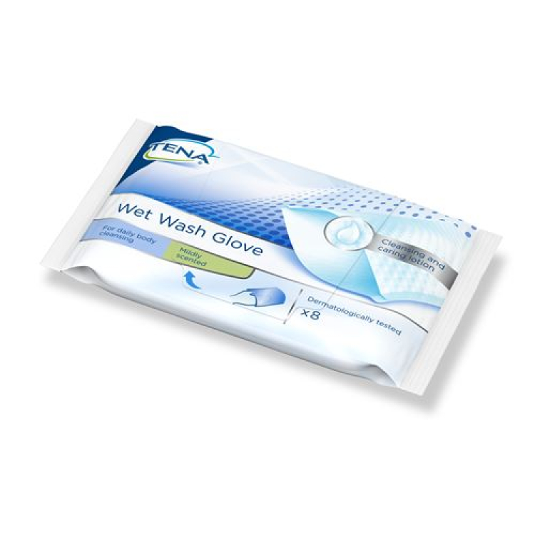 TENA Wet Wash Glove ароматизированные 8 шт.