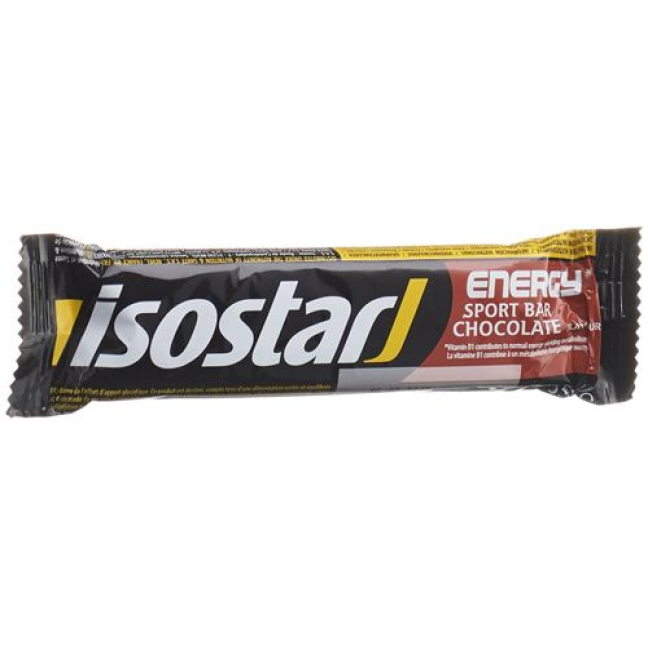 Čokoladna energijska ploščica Isostar 35 g