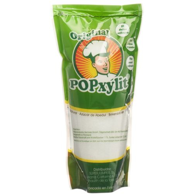 POPxylitol Original Birch Sugar van Finse Birch Ds 500 g