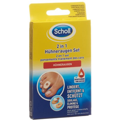 סט תירס של scholl 2in1