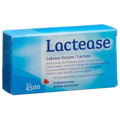 Lactease 4500 FCC chewing tablets 40 pcs