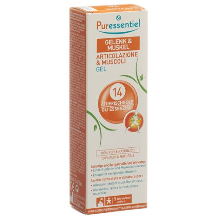 Puressentiel® үе ба булчингийн гель 14 эфирийн тос Tb 60 мл