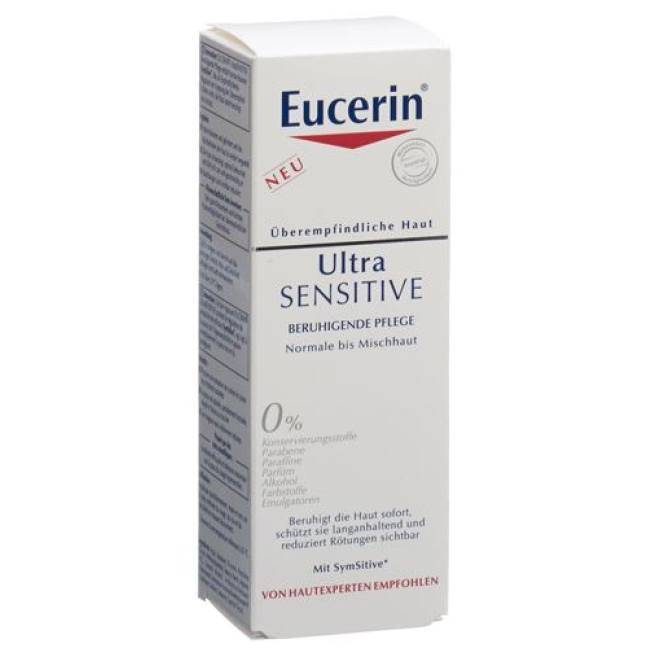 Eucerin Ultra Sensitive cuidado de dia calmante pele normal a mista 50 ml