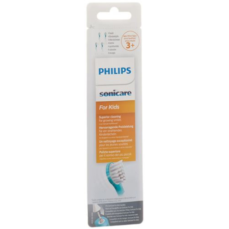 Philips Sonicare keičiami šepečiai Kids HX6034/33 4 metai 4 vnt.