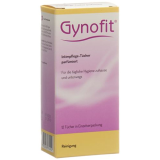 Gynofit Intimate Wipes parfümös 12 db
