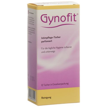 Gynofit Intimate Wipes օծանելիք 12 հատ