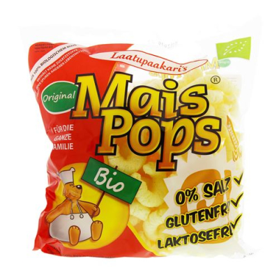 Maispops av hälsosamt barnsnack Bio 65 g