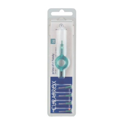 Curaprox cps 06 prime plus praktičan 5 interdentalnih držača četkica + 1