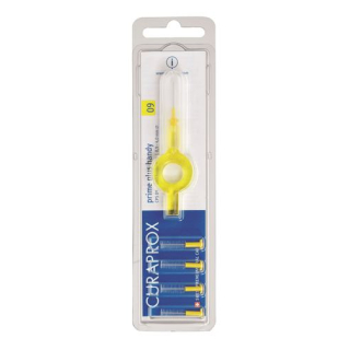 Curaprox CPS 09 prime plus handy 5 interdental brushes + 1 holder