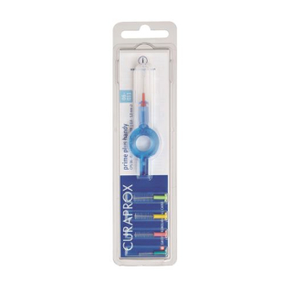 Curaprox CPS prime plus handy mixed 5 interdental brushes + holder