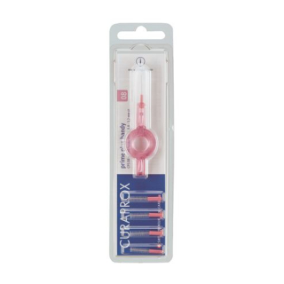 Curaprox CPS 08 prime plus handy 5 interdental brushes + 1 holder