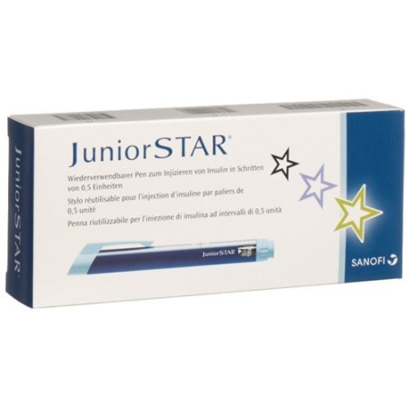 JuniorStar Lantus/Apidra/Insuman insulin pen blue