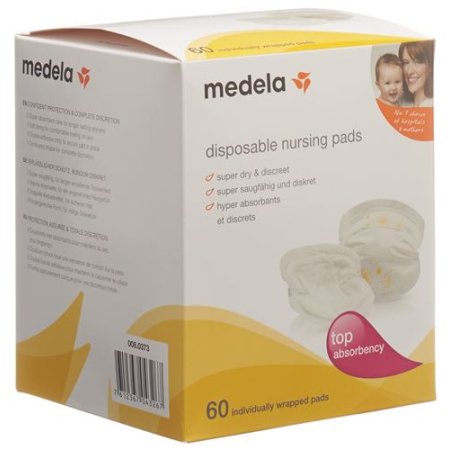 Medela disposable nursing pads individually wrapped 60 pcs