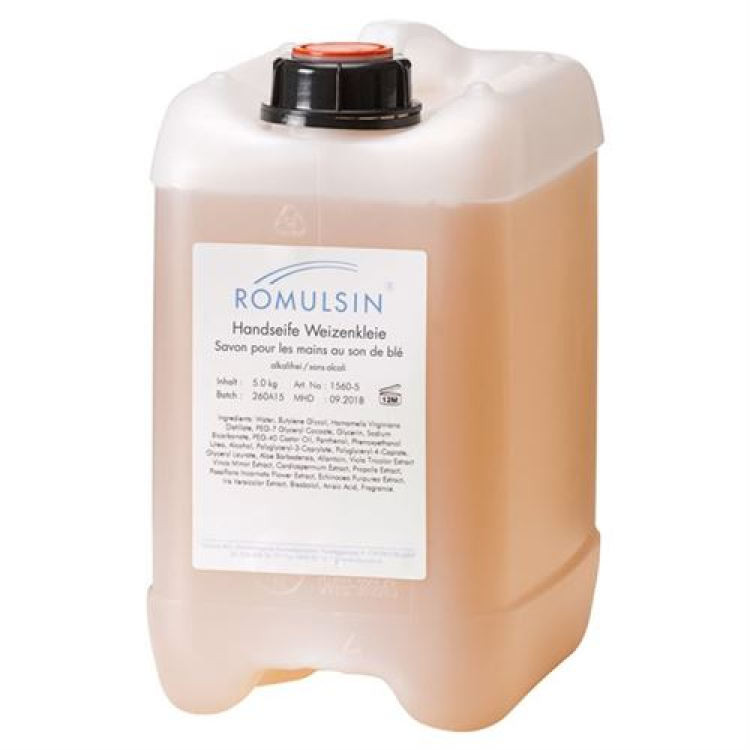 Romulsin հեղուկ ձեռքի օճառ Ցորենի թեփ Disp 250 մլ