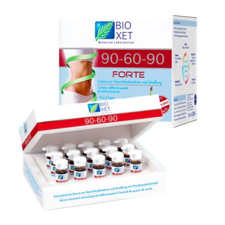 Bioxet 90-60-90 combi forte crema+serum 280ml+15 ampollas