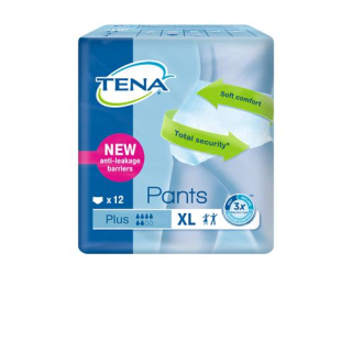 Calças TENA Plus XL ConfioFit 12 unid.