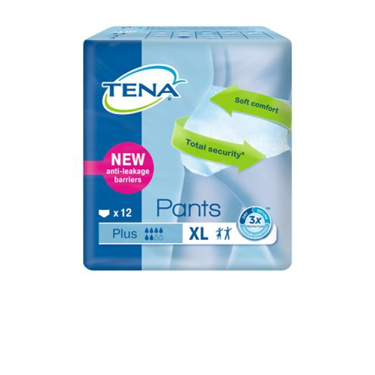 TENA Pants Plus XL ConfioFit 12 قطعة