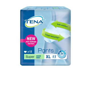 TENA Pants Super XL ConfioFit 12 vnt