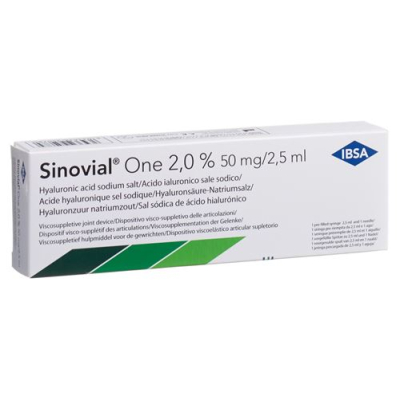 Sinovial One Inj Loes Fertspr 2,5 ml