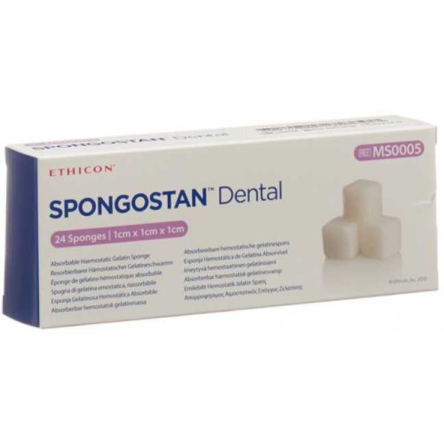Spongostan Dental 1x1x1cm 24 ширхэг