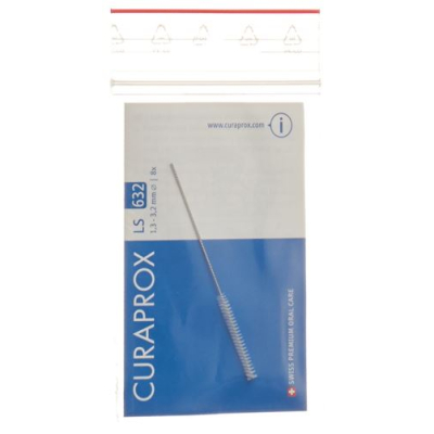 ជក់ curaprox ls 632 x-fine interdental brushes 8 កុំព្យូទ័រ