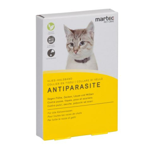 martec PET CARE fleece collar ANTIPARASITE cats