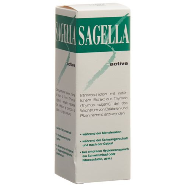 Sagella aktívne umývacie mlieko 250 ml