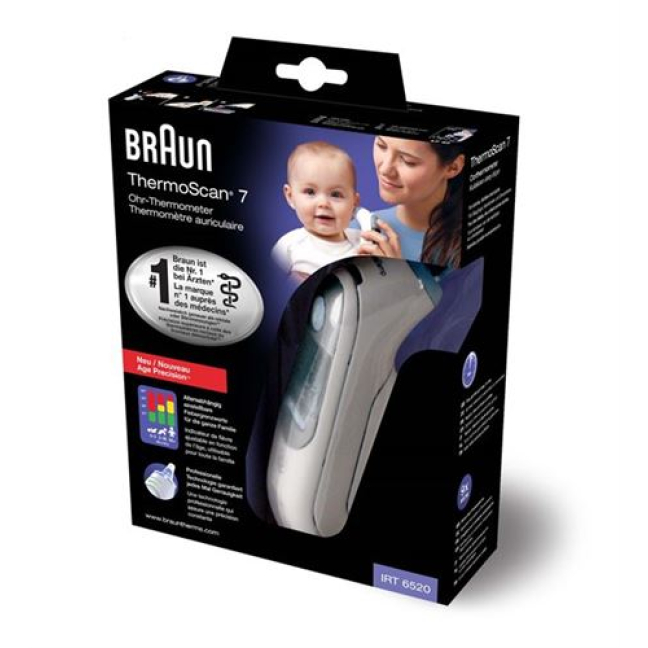Ear Thermometer - Braun - Thermoscan 7 with Age Precision