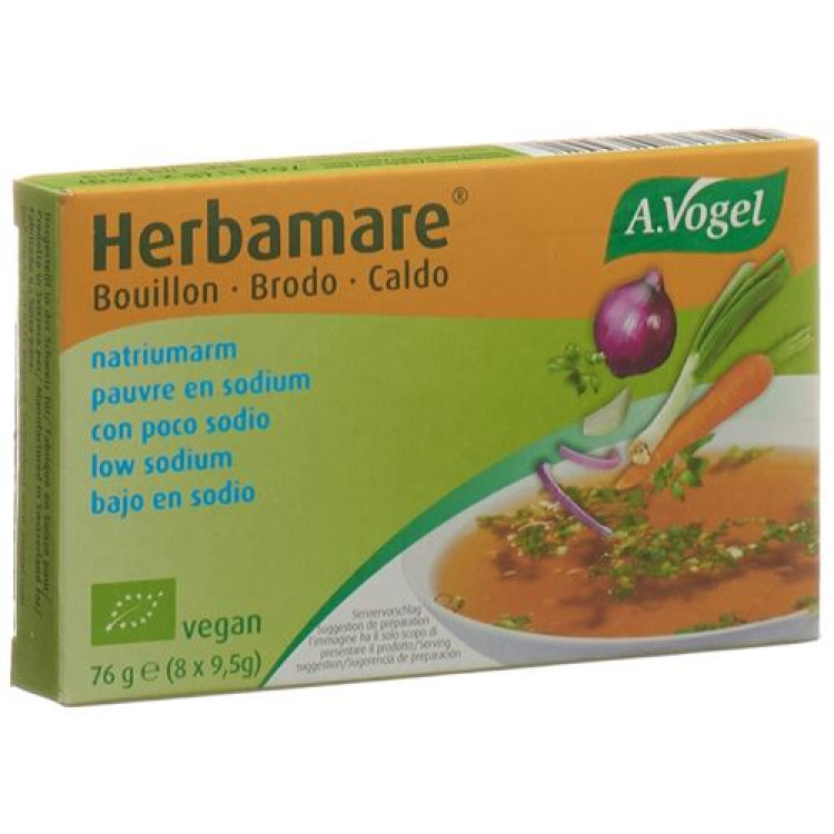 A.Vogel Herbamare bujon kocke malo soli bio 8 x 9,5 g