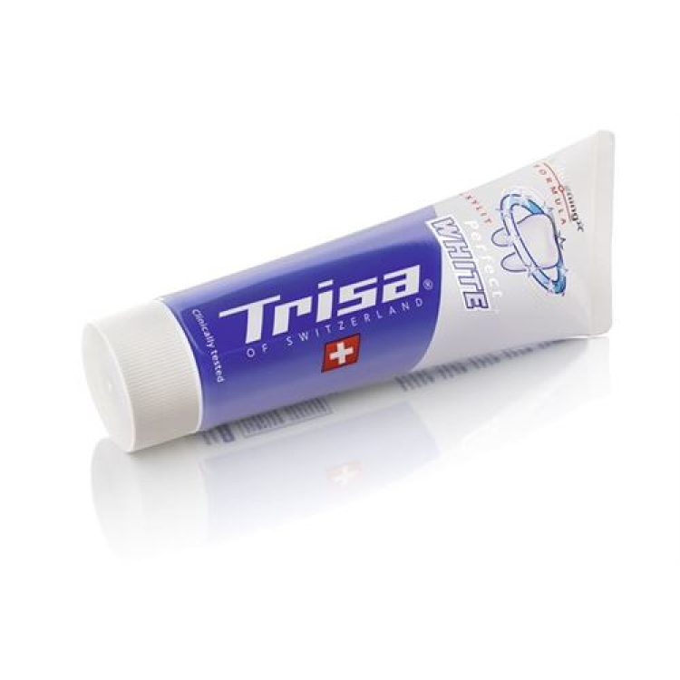 משחת שיניים Trisa Perfect White tube 75 מ"ל