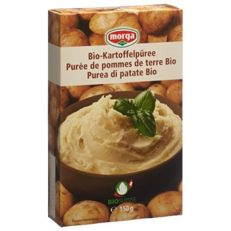 Morga biologische aardappelpuree 150 g