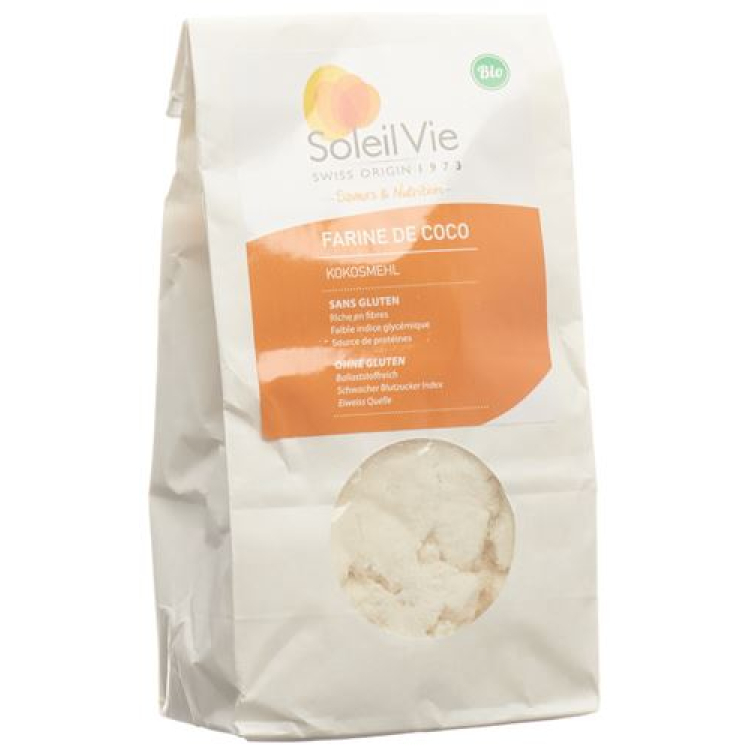 Soleil Vie Organik Hindistan Cevizi Unu Glutensiz 400 gr