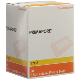 Повязка на рану Primapore 8,3x6 см стерильная 50 шт.